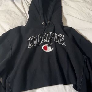 Champion cropped hoodie